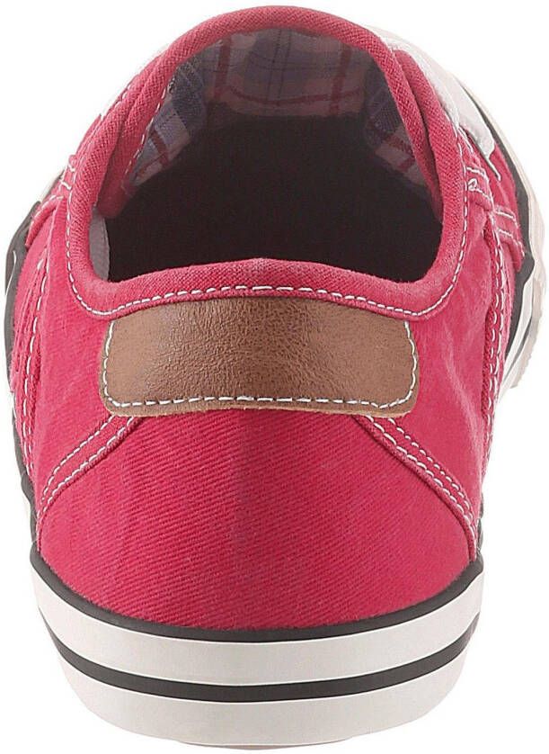Mustang Shoes Sneakers met mustang merkembleem vrijetijdsschoen halfschoen veterschoen