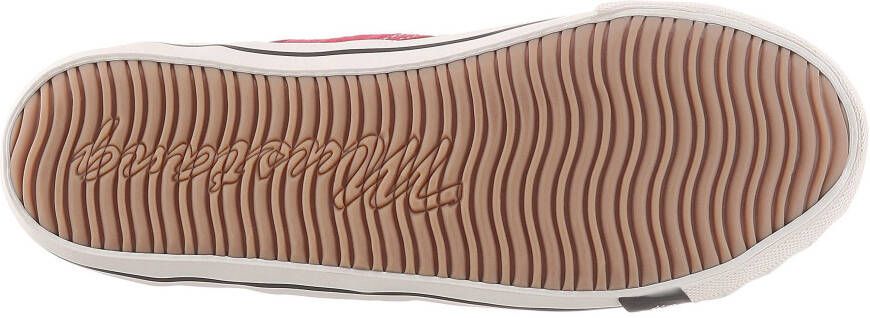 Mustang Shoes Sneakers met mustang merkembleem vrijetijdsschoen halfschoen veterschoen