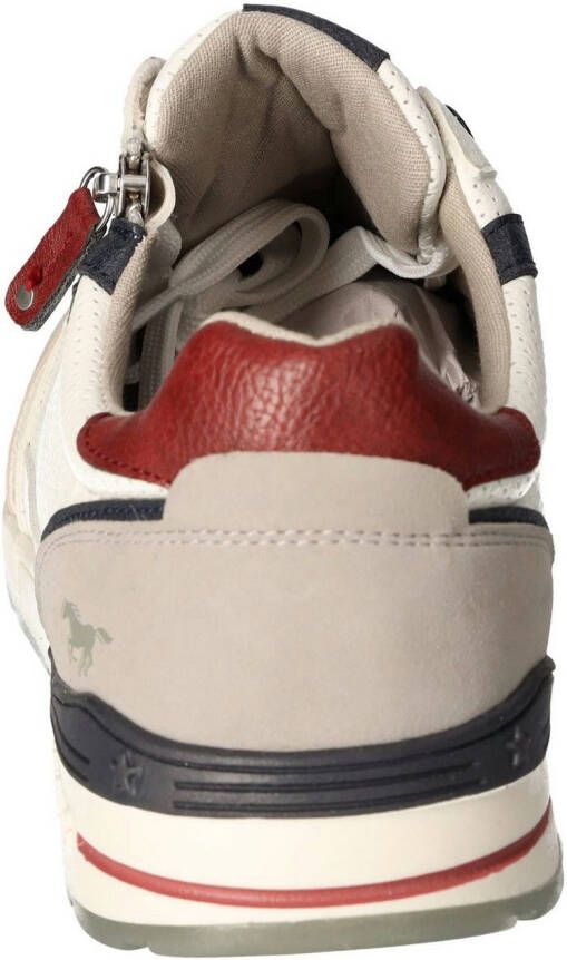 Mustang Shoes Sneakers met buitenrits vrijetijdsschoen lage schoen veterschoen