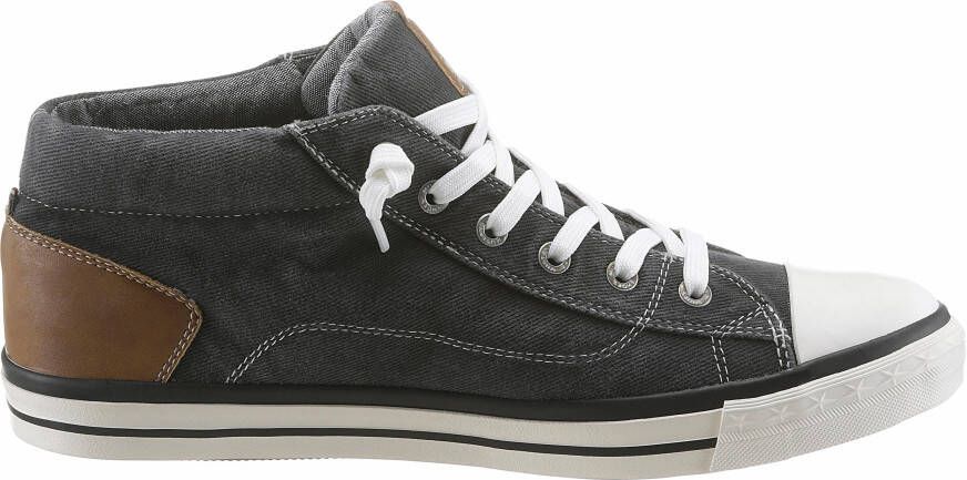 Mustang Shoes Sneakers veterschoen lage schoen vrijetijdsschoen met rubberen kap