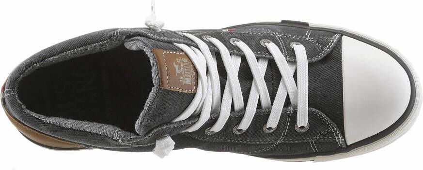 Mustang Shoes Sneakers veterschoen lage schoen vrijetijdsschoen met rubberen kap