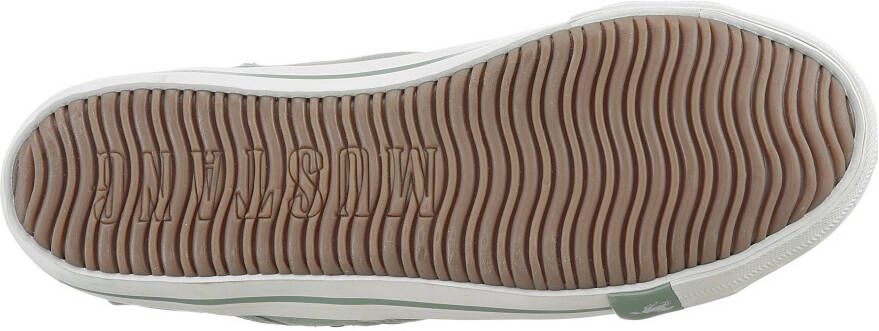 Mustang Shoes Sneakers High-Top-Sneaker Vrijetijdsschoen high top-sneaker veterschoen met label in de loopzool