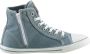 Mustang Shoes Sneakers high top-sneaker veterschoen met label in de loopzool - Thumbnail 7