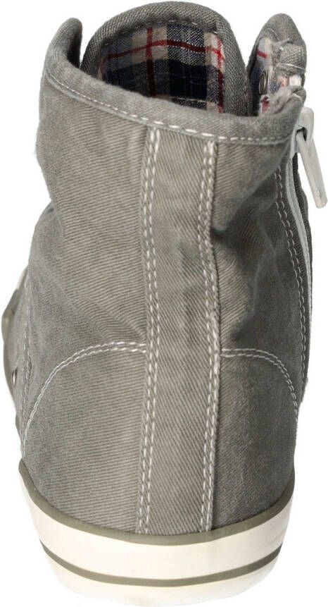 Mustang Shoes Sneakers High-Top-Sneaker Vrijetijdsschoen high top-sneaker veterschoen met label in de loopzool