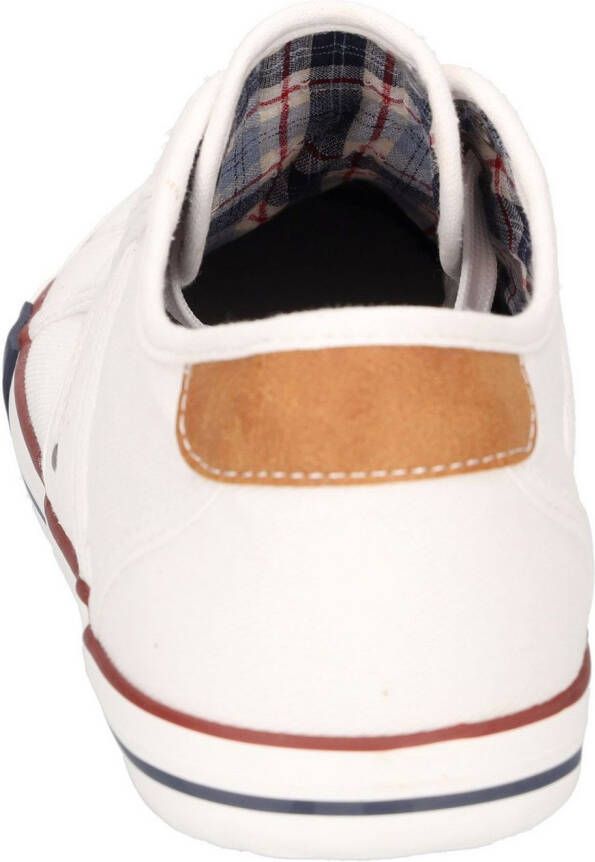 Mustang Shoes Sneakers met mustang merkembleem vrijetijdsschoen lage schoen veterschoen