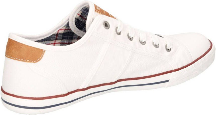 Mustang Shoes Sneakers met mustang merkembleem vrijetijdsschoen lage schoen veterschoen