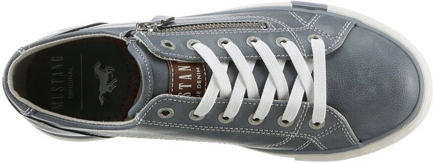 Mustang Shoes Sneakers met rits vrijetijdsschoen lage schoen veterschoen