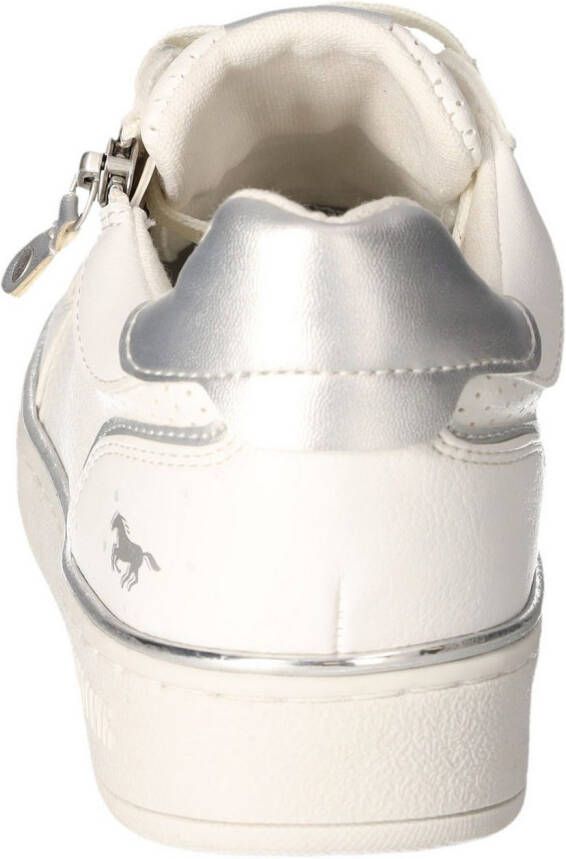 Mustang Shoes Sneakers plateausneaker veterschoen met rits