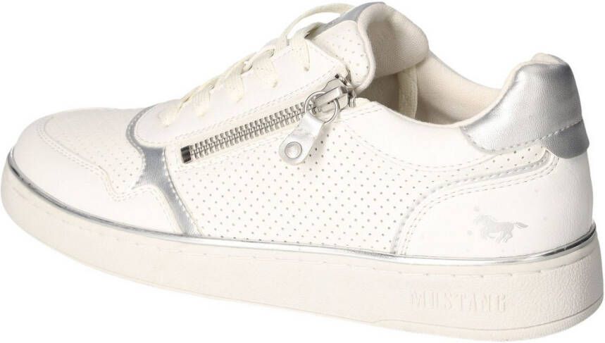 Mustang Shoes Sneakers plateausneaker veterschoen met rits