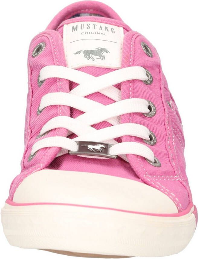 Mustang Shoes Sneakers vrijetijdsschoen lage schoen veterschoen met mustang merklabel
