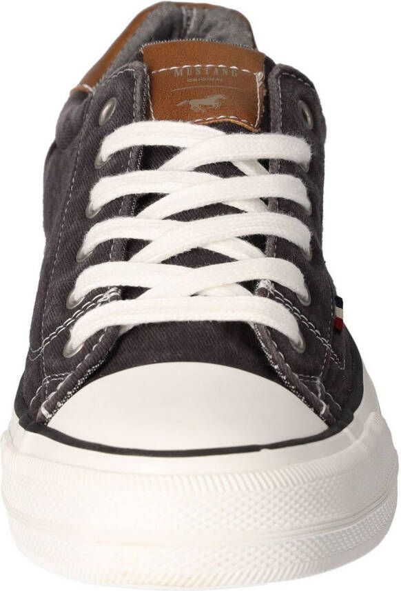 Mustang Shoes Sneakers vrijetijdsschoen lage schoen veterschoen met rubberen kap
