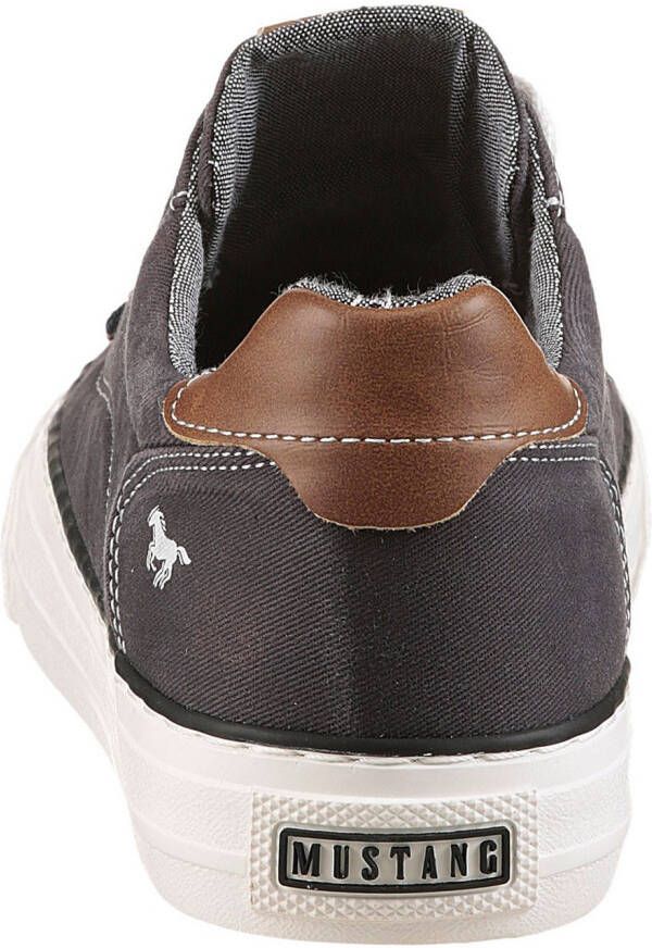 Mustang Shoes Sneakers vrijetijdsschoen lage schoen veterschoen met rubberen kap