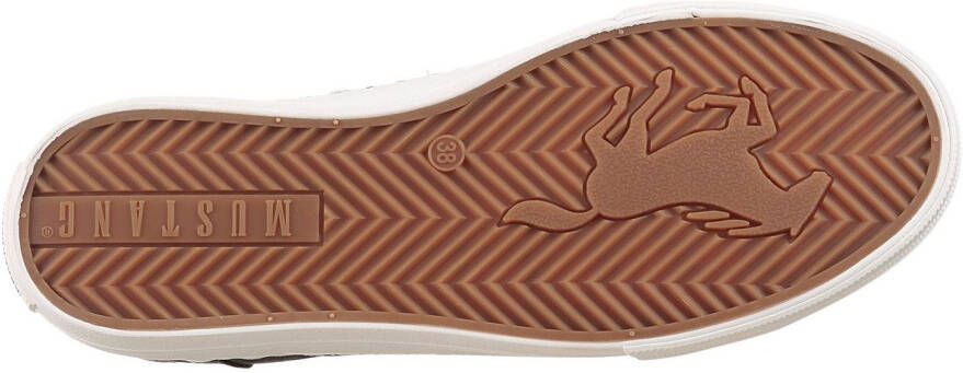 Mustang Shoes Sneakers vrijetijdsschoen lage schoen veterschoen met rubberen kap
