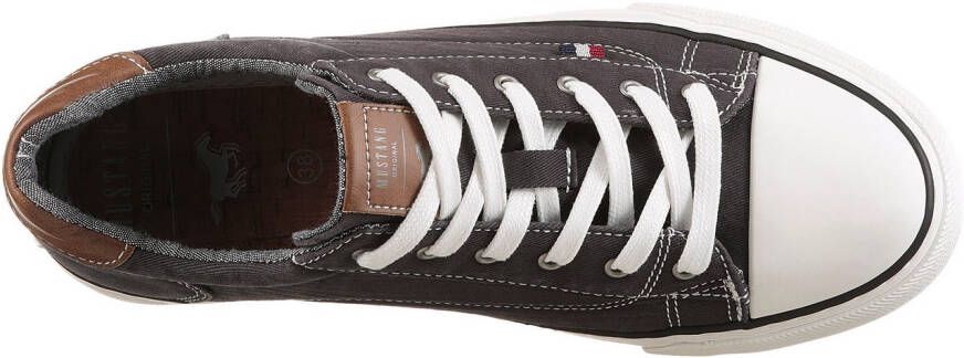 Mustang Shoes Sneakers vrijetijdsschoen lage schoen veterschoen met rubberen kap