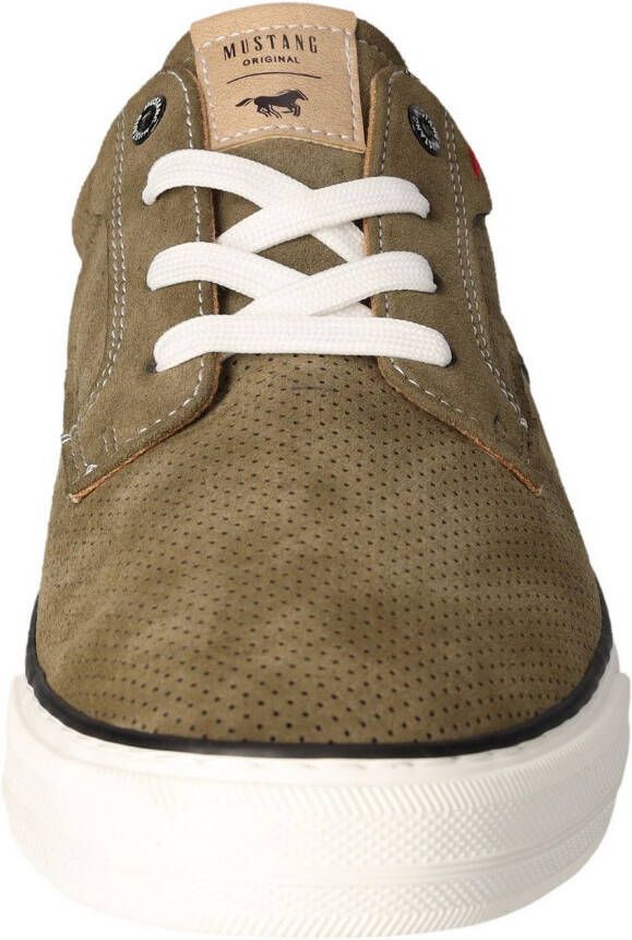 Mustang Shoes Sneakers vrijetijdsschoen lage schoen veterschoen met siernaad