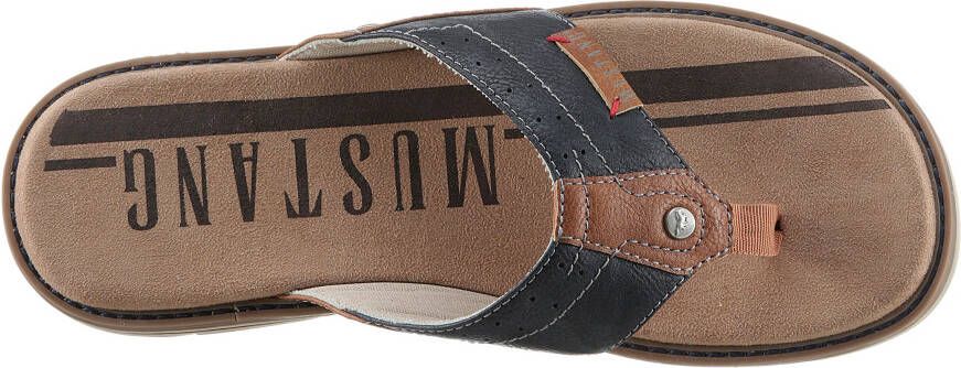 Mustang Shoes Teenslippers zomerschoen slippers poolslides badschoen stijlvolle kleurcombinatie