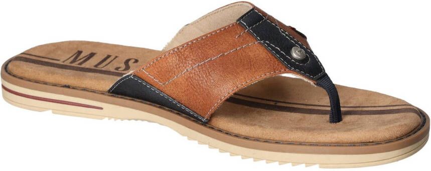 Mustang Shoes Teenslippers zomerschoen slippers poolslides badschoen stijlvolle kleurcombinatie
