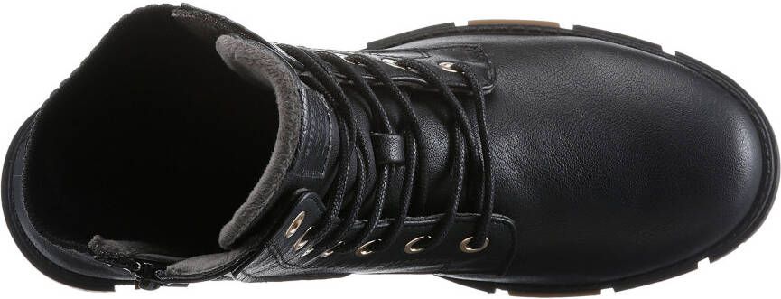 Mustang Shoes Veterlaarsjes Boots winterlaarzen met binnenrits