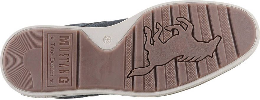 Mustang Shoes Veterschoenen vrijetijdsschoen lage schoen veterschoen met perforatie