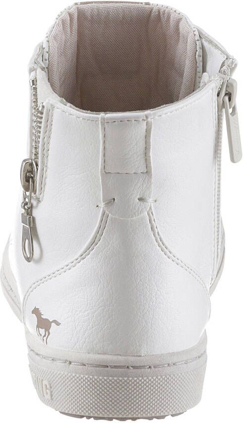 Mustang Shoes Veterschoenen sneakers veterschoen vrijetijdsschoen met decoratieve ritssluiting - Foto 3