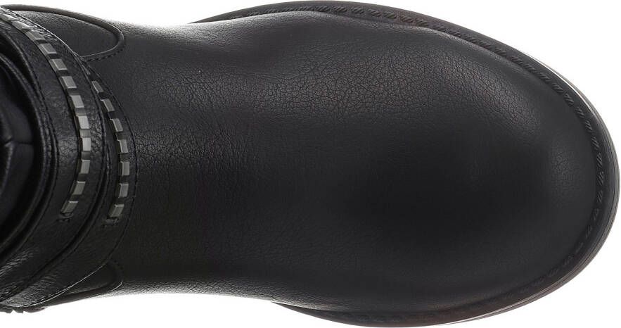 Mustang Shoes Winterlaarzen enkellaarsjes winterlaarzen met decoratieve gespen aan de slouchy schacht