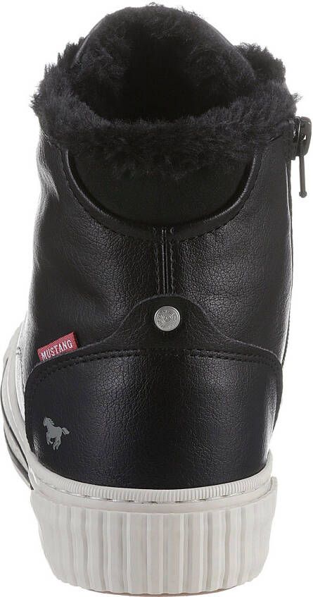 Mustang Shoes Winterlaarzen high top sneakers veterschoenen met plateauzool