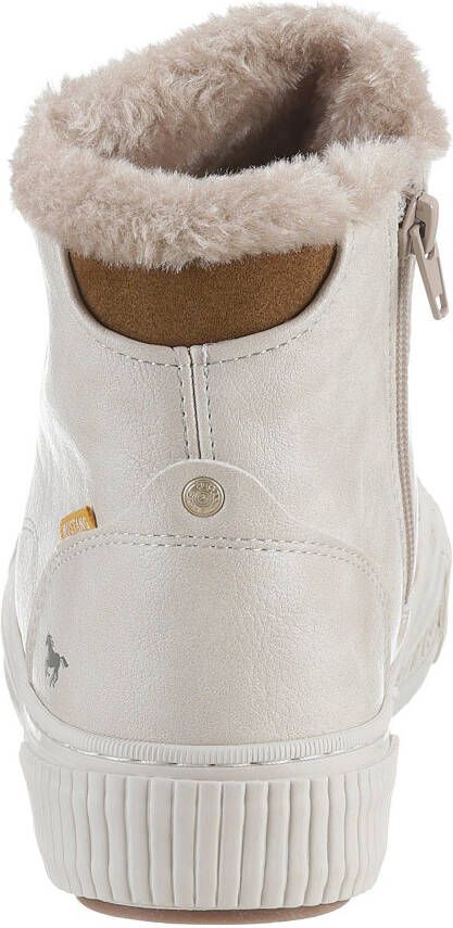Mustang Shoes Winterlaarzen high top sneakers veterschoenen met plateauzool