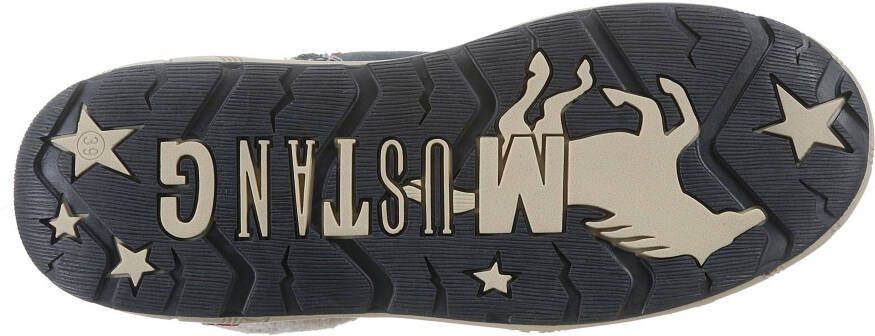 Mustang Shoes Winterlaarzen met faux-bont kraag in breedte g = breed