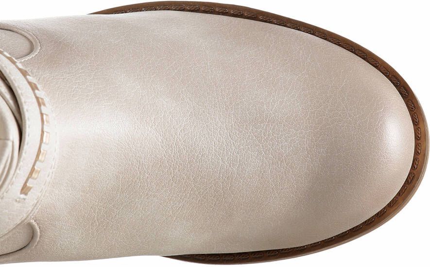 Mustang Shoes Winterlaarzen met siergespen op de slouchy schacht