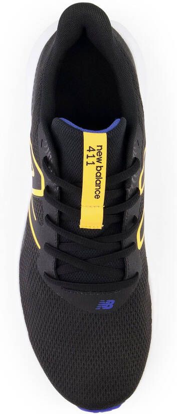 New Balance 411 V3 hardloopschoenen zwart geel blauw - Foto 4