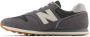 New Balance ML373 leren heren sneakers grijs Uitneembare zool - Thumbnail 5