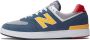 New Balance 574 Sneakers Veelzijdig ontwerp met mesh en suède overlays Blue Heren - Thumbnail 13
