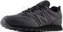 New Balance 500 Heren Sneakers Schoenen Leer Zwart GM500ZB2 GM500 - Thumbnail 6