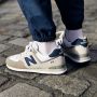 New Balance Logo Bimateriaal Sneakers Grijs Gray Heren - Thumbnail 12