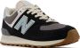 New Balance 574 sneakers zwart grijs lichtblauw - Thumbnail 4