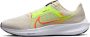 Nike air zoom pegasus 40 hardloopschoenen wit geel dames - Thumbnail 6