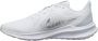 Nike Downshifter 10 hardloopschoenen wit zilver - Thumbnail 5