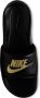 Nike Victori One Slippers Zwart Goud - Thumbnail 10