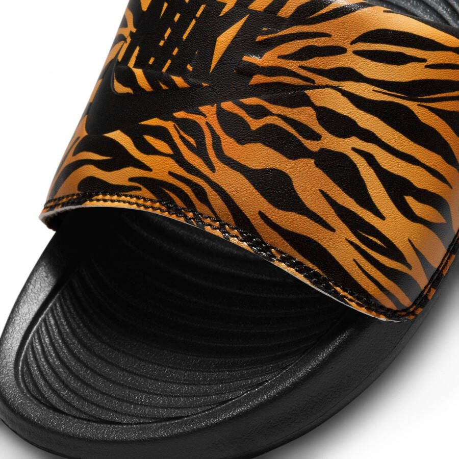 Nike Victori One Slipper met print voor dames Black Black Dames - Foto 10