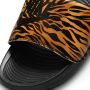 Nike Victori One Slipper met print voor dames Black Black Dames - Thumbnail 10