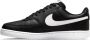 Nike Court Vision Low Sneakers Black White-Photon Dust - Thumbnail 90