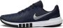 Nike Flex Control 4 fitness schoenen donkerblauw zilver - Thumbnail 4