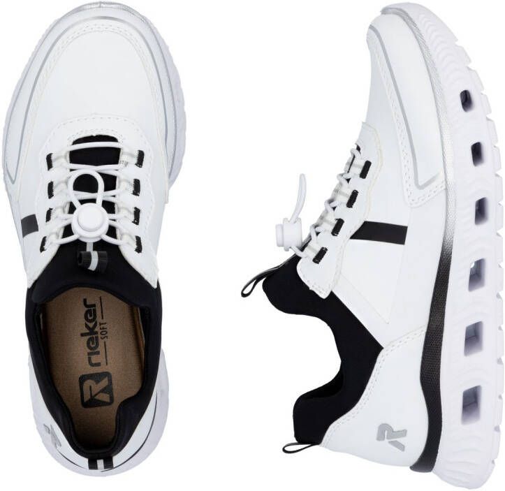 OTTO RIEKER Sport Slip-on sneakers EDINA Chunky slipper vrijetijdsschoen in vegan verwerking