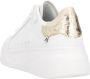 OTTO RIEKER Sport Plateausneakers veterschoen lage schoen vrijetijdsschoen metallic-accent op de hiel - Thumbnail 10