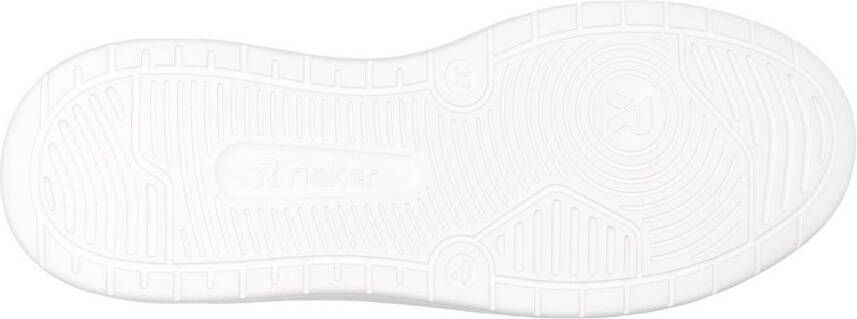 OTTO RIEKER Sport Plateausneakers veterschoen lage schoen vrijetijdsschoen metallic-accent op de hiel
