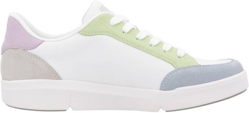 OTTO RIEKER Sport Plateausneakers veterschoenen lage schoen vrijetijdsschoen met pastelkleuren accenten