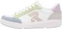 OTTO RIEKER Sport Plateausneakers veterschoenen lage schoen vrijetijdsschoen met pastelkleuren accenten - Thumbnail 9