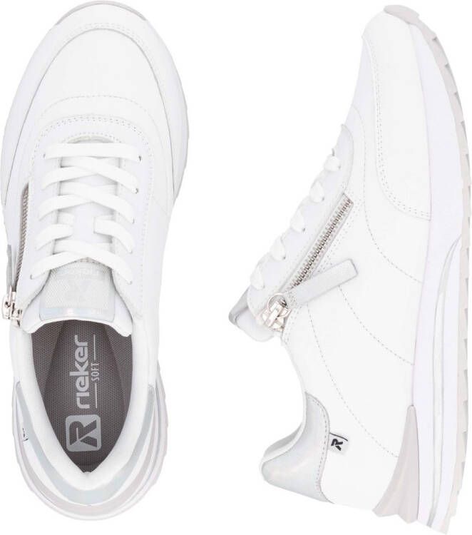 OTTO RIEKER Sport Plateausneakers vrijetijdsschoen lage schoen veterschoen in smalle vorm