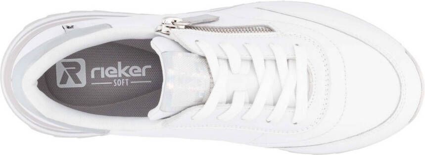 OTTO RIEKER Sport Plateausneakers vrijetijdsschoen lage schoen veterschoen in smalle vorm