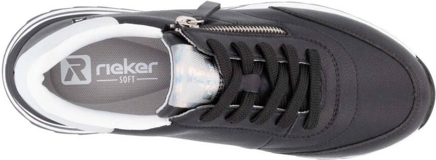 OTTO RIEKER Sport Plateausneakers vrijetijdsschoen lage schoen veterschoen in smalle vorm